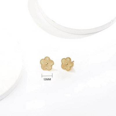 ALTERA Prabangus gėlių pakabukas, karoliai, apyrankės auskarai, paauksuoti, neblunkantis nerūdijančio plieno dobilų papuošalų rinkinys moterims, dovana