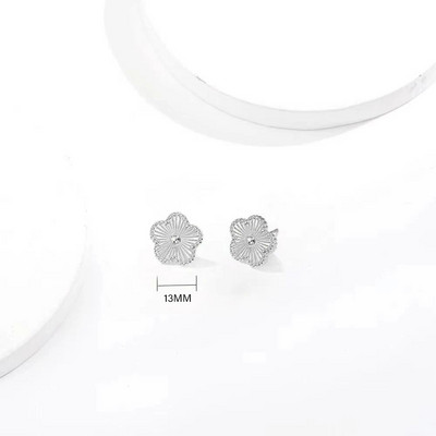 ALTERA Prabangus gėlių pakabukas, karoliai, apyrankės auskarai, paauksuoti, neblunkantis nerūdijančio plieno dobilų papuošalų rinkinys moterims, dovana