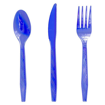 30 τμχ Πλαστικά επιτραπέζια σκεύη χύμα Κουτάλια Πιρούνια Μαχαίρια Επιτραπέζια σκεύη Επαναχρησιμοποιήσιμα Πλαστικά Μαχαιροπίρουνα Μαύρο Κόκκινο Χρυσό Κίτρινο Μπλε Ροζ Πράσινο Λευκό