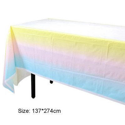 Σετ επιτραπέζια σκεύη μιας χρήσης Rainbow Gradient Color Διακοσμητικό Κύπελλο χάρτινου πιάτου Bronzing Dot για προμήθεια πάρτι γενεθλίων γάμου