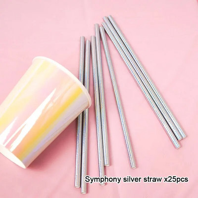 Σετ επιτραπέζια σκεύη μιας χρήσης Rainbow Gradient Color Διακοσμητικό Κύπελλο χάρτινου πιάτου Bronzing Dot για προμήθεια πάρτι γενεθλίων γάμου