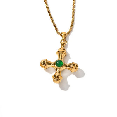 Βραχιόλι JOVOLOVE 316L από ανοξείδωτο ατσάλι Love Heart Shape Charm Κρυστάλλινο κολιέ κρεμαστό βραχιόλι Γυναικείο σετ κοσμημάτων μόδας 2023