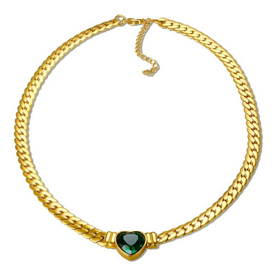 Βραχιόλι JOVOLOVE 316L από ανοξείδωτο ατσάλι Love Heart Shape Charm Κρυστάλλινο κολιέ κρεμαστό βραχιόλι Γυναικείο σετ κοσμημάτων μόδας 2023