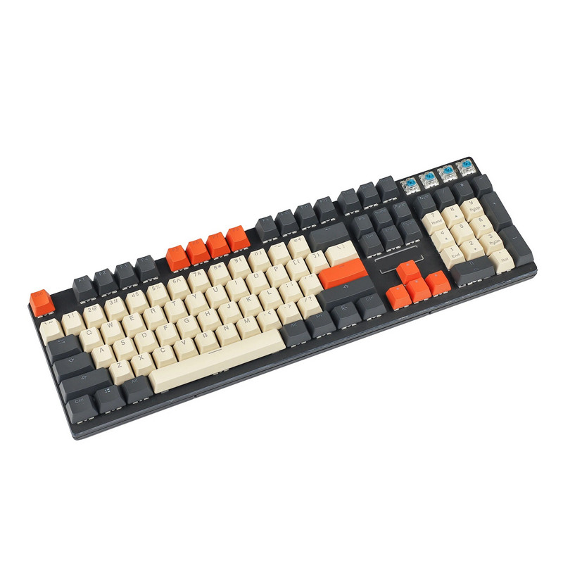 124 klahviga PBT Doubleshot taustvalgustusega 96 75% 68 klahvistikuga süsinikust Miami klahviotsik MX mehaanilise klaviatuuri jaoks FC980M KBD75 61 87 104 Keychron
