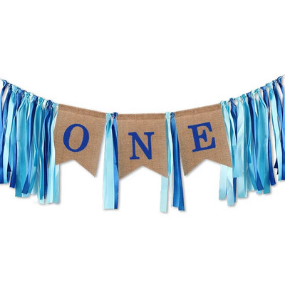 Επιτραπέζια σκεύη μιας χρήσης 1ο γενέθλιο Παιδικό πανό Χρόνια πολλά 1 Αγόρι 1 έτους