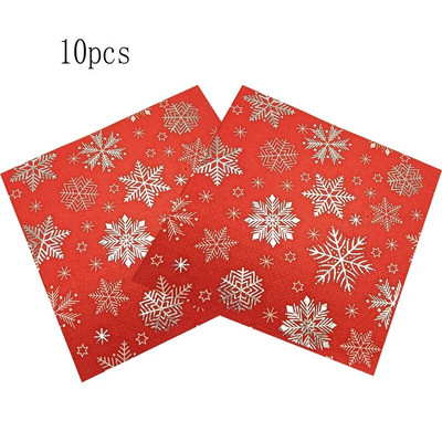 8 τμχ Χρυσό Σφραγίδα Άγιος Βασίλης Τάρανδος Χάρτινο Πιάτο Κύπελλο Χαρτοπετσέτα Επιτραπέζια σκεύη μιας χρήσης Διακοσμητικά προμήθειες Happy Christmas Party