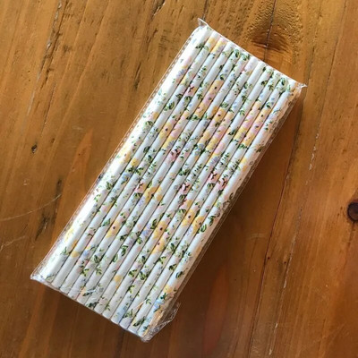 25 τμχ Χριστουγεννιάτικα χάρτινα καλαμάκια Snowflake Drinking Straw Merry Christmas Decorations Home Χριστουγεννιάτικα Πρωτοχρονιάτικα πάρτι Προμήθειες