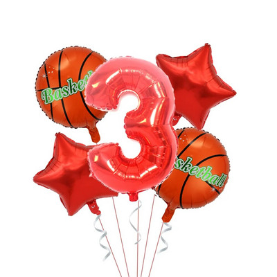 Krepšinio gimtadienio šventės dekoravimas Sportinis popierinis puodelis Lėkštės Servetėlės Dekoras Stalo reikmenys Fonas Vakarėlio reikmenys Žaislai berniukams Dovana