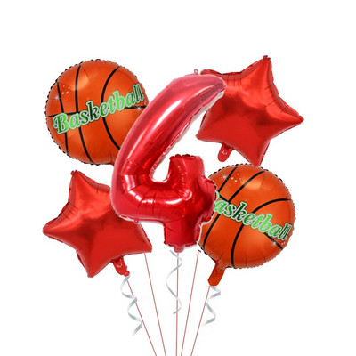 Krepšinio gimtadienio šventės dekoravimas Sportinis popierinis puodelis Lėkštės Servetėlės Dekoras Stalo reikmenys Fonas Vakarėlio reikmenys Žaislai berniukams Dovana