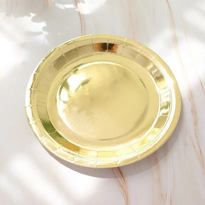 Διακοσμήσεις γενεθλίων σε ροζ χρυσό Σετ σερβίτσιο μιας χρήσης Χάρτινο κύπελλο Διακοσμήσεις για πάρτι γενεθλίων γάμου ενηλίκων Παιδικό Babyshower Girl