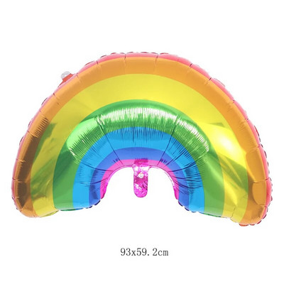 Χρόνια πολλά σερβίτσια μιας χρήσης Χρωματιστά χάρτινα ποτήρια ουράνιο τόξο Πιάτα διακόσμηση τραπεζιού Παιδικό 1ο κοριτσίστικο πάρτι γενεθλίων