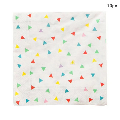 Χρόνια πολλά σερβίτσια μιας χρήσης Χρωματιστά χάρτινα ποτήρια ουράνιο τόξο Πιάτα διακόσμηση τραπεζιού Παιδικό 1ο κοριτσίστικο πάρτι γενεθλίων