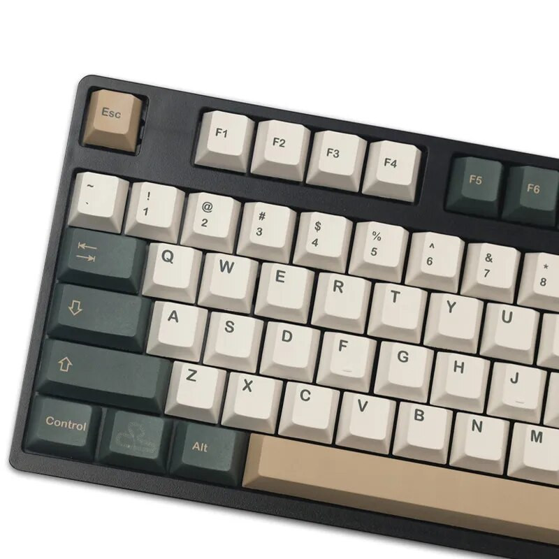 144 Keys GMK British Racing Green Keycaps Cherry Profile PBT Dye Sublimation Mechanical Keyboard Keyboard for MX Switch