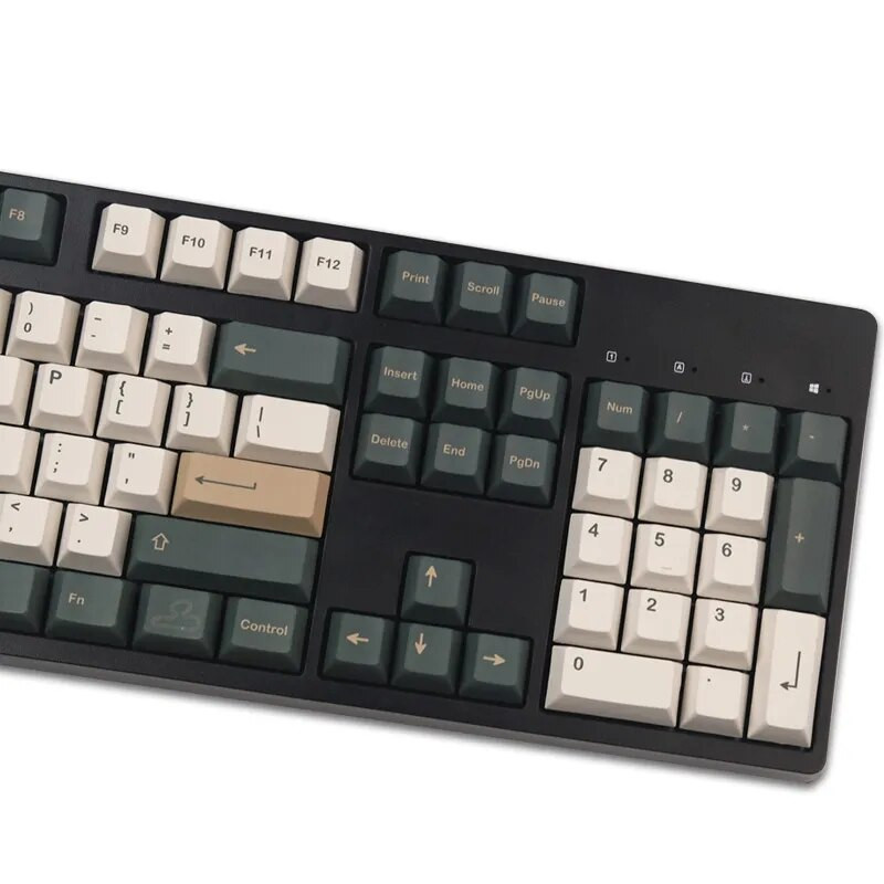 144 Keys GMK British Racing Green Keycaps Cherry Profile PBT Dye Sublimation Mechanical Keyboard Keyboard for MX Switch
