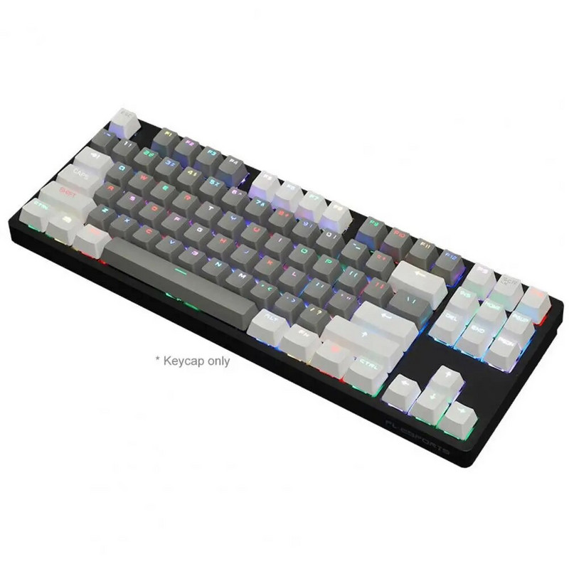 Καπάκι πληκτρολογίου 87 τεμ./Σετ χρώματος PBT που ταιριάζουν με το φως Μηχανικό πληκτρολόγιο Αντικατάσταση πληκτρολογίου για παιχνίδια Αξεσουάρ υπολογιστή