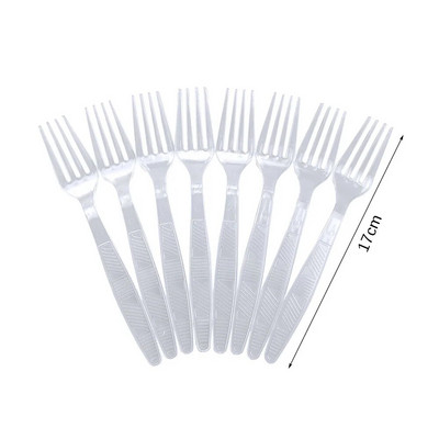 8 τεμ/συσκευασία Ροζ μπλε πιρούνια μιας χρήσης Macaron Χρώμα Πλαστικά μαχαίρια Κουτάλια για γενέθλια Πιρούνια διακόσμησης Χριστουγεννιάτικου πάρτι