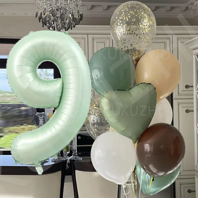 Sage Green Σετ σερβίτσιο μιας χρήσης Χάρτινα πιάτα Χαρτοπετσέτες Ζούγκλα Σαφάρι Διακόσμηση πάρτι γενεθλίων Παιδικό ντους για μωρά προμήθειες γάμου