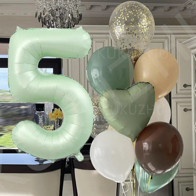 Sage Green Σετ σερβίτσιο μιας χρήσης Χάρτινα πιάτα Χαρτοπετσέτες Ζούγκλα Σαφάρι Διακόσμηση πάρτι γενεθλίων Παιδικό ντους για μωρά προμήθειες γάμου