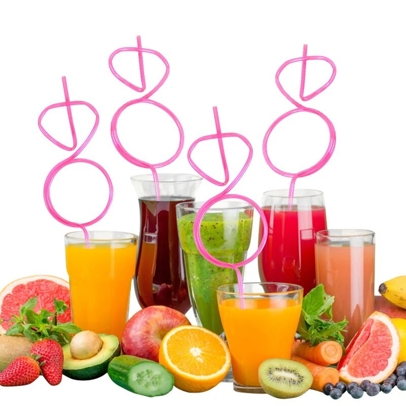 10 τμχ Γαμήλιο πάρτι Ροζ διαμαντένιο δαχτυλίδι άχυρο Bachelor Hen Party Ποτό Πλαστικό άχυρο Χαβάης προμήθειες διακοπών Δώρα παράνυμφων