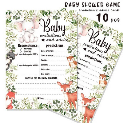 Επιτραπέζια σκεύη μίας χρήσης Φύλλο Reveal Party Φύλλα Ζούγκλας Πιάτο για μωρό σερβιέτα Κύπελλο Oh Baby Shower Boy Girl Baby Shower Decor Supplies