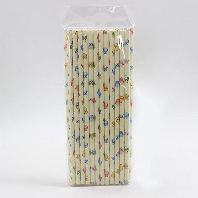 Φρούτα ανανά φράουλα καρπούζι λεμόνι χάρτινα καλαμάκια για διακοσμητικά πάρτι γενεθλίων Γάμου Δημιουργικά καλαμάκια