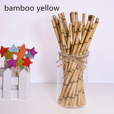 Φρούτα ανανά φράουλα καρπούζι λεμόνι χάρτινα καλαμάκια για διακοσμητικά πάρτι γενεθλίων Γάμου Δημιουργικά καλαμάκια