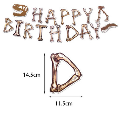 Θέμα Dinosaur Fossil Archaeology Επιτραπέζια σκεύη Διακόσμηση για πάρτι γενεθλίων για αγόρια Παιδικά πιάτα Πετσέτες φλιτζάνι Jungle Party Supplies