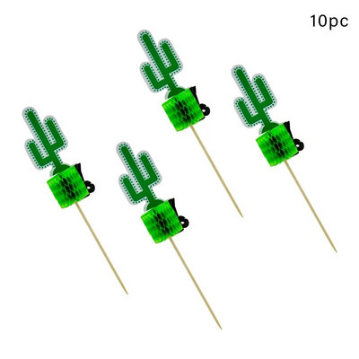 Αστείο Πιάτο Μίας Χρήσης Κάκτου Τροπικό Πιάτο Χάρτινο Πιάτο Φύλλο Μεξικού Κάκτου Πάρτι Γενεθλίων Χαβάης Λουάου Πάρτι Αλπακά