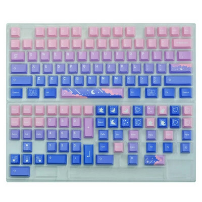 136 Πλήκτρα GMK Fairy Tale Keycaps English Cherry Profile PBT 5-side Dye Sublimation Mechanical Keyboard Keyboard for MX Switch