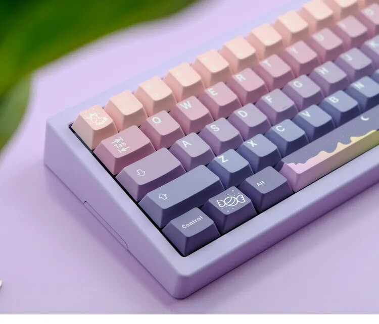 136 Πλήκτρα GMK Fairy Tale Keycaps English Cherry Profile PBT 5-side Dye Sublimation Mechanical Keyboard Keyboard for MX Switch