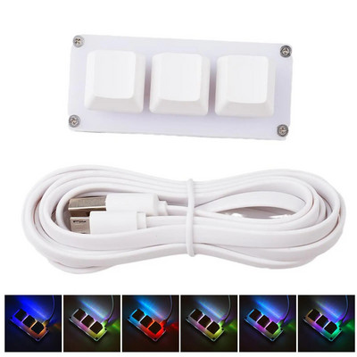 Μίνι προσαρμοσμένο μηχανικό πληκτρολόγιο 2/3/4/5/6/9/12/16/24 Πλήκτρα Πληκτρολόγιο παιχνιδιών Sayo Συντόμευση συσκευής Προγραμματιζόμενη Μακροεντολή πλήκτρων πληκτρολογίου