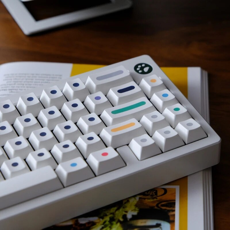 GMK 129Keys Dots Keycaps PBT Dye Sublimation Cherry Profile Key για MX Switch Mechanical Gaming Mechanical Keyboard