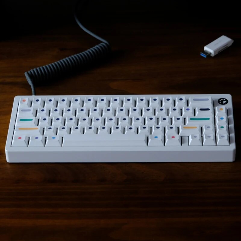 GMK 129Keys Dots Keycaps PBT Dye Sublimation Cherry Profile Key για MX Switch Mechanical Gaming Mechanical Keyboard