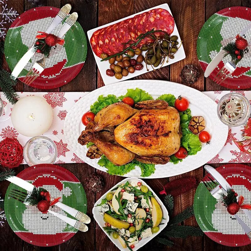 Χριστουγεννιάτικο Άσχημο Πουλόβερ Χριστουγεννιάτικο πάρτι Επιτραπέζιο σκεύος μιας χρήσης Χάρτινα πιάτα Χαρτοπετσέτες Κύπελλο Χριστουγεννιάτικη διακόσμηση για το σπίτι 2023 Πρωτοχρονιά 2024