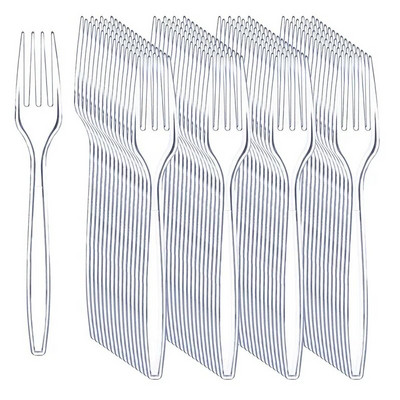 20 τμχ Μεγάλα Πλαστικά Σκεύη Επιτραπέζια σκεύη μιας χρήσης Πιρούνι φρούτων για κέικ τροφίμων για προμήθειες μπάρμπεκιου για πάρτι