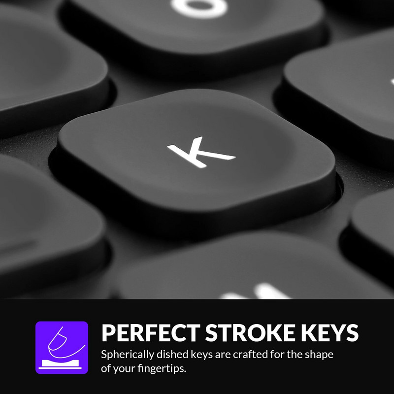 Rii RK801 Bluetooth ασύρματο πληκτρολόγιο RGB με οπίσθιο φωτισμό Αθόρυβο πληκτρολόγιο αριθμών, διπλή λειτουργία για Mac/Windows/Linux και υπολογιστή/PC