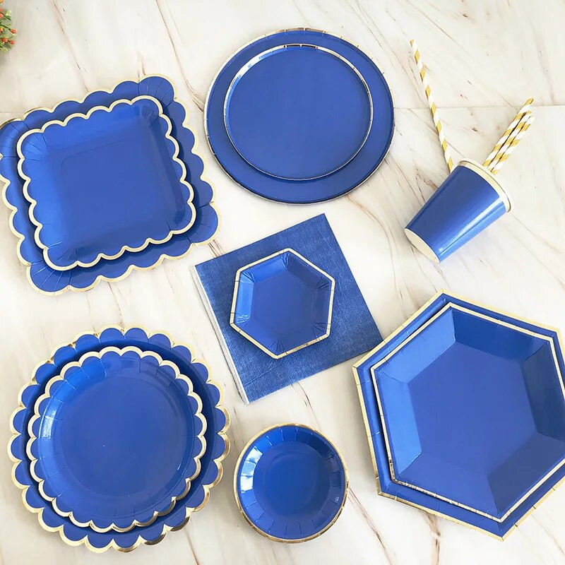 8 τμχ/παρτίδα 10cm Μίνι Χάρτινα Πιάτα Επιτραπέζια σκεύη μιας χρήσης Παιδικό πάρτι γενεθλίων Διακόσμηση γάμου Προμήθειες Μικρά Πιατά Σετ