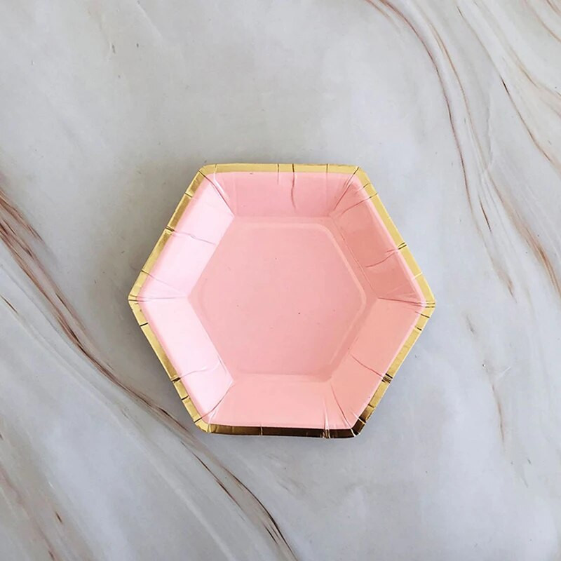 8 τμχ/παρτίδα 10cm Μίνι Χάρτινα Πιάτα Επιτραπέζια σκεύη μιας χρήσης Παιδικό πάρτι γενεθλίων Διακόσμηση γάμου Προμήθειες Μικρά Πιατά Σετ