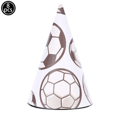 8vnt Futbolo popieriniai puodeliai Futbolo vakarėlio popieriniai puodeliai Vienkartiniai popieriniai puodeliai Sporto teminiai berniukų futbolo gimtadienio papuošimai