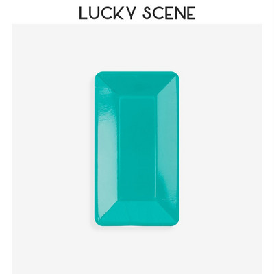 8Pcs Fluorescentna boja Pravokutni papirnati tanjur Jednokratni papirnati tanjur Posuda za rođendansku tortu Roštilj za piknik Potrepštine za kampiranje S01760