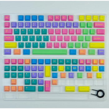 129 Keys GMK Trench Coat Keycaps PBT Keycap Dye Sublimation Cherry Profile For Cherry MX Switch Mechanical Keyboard