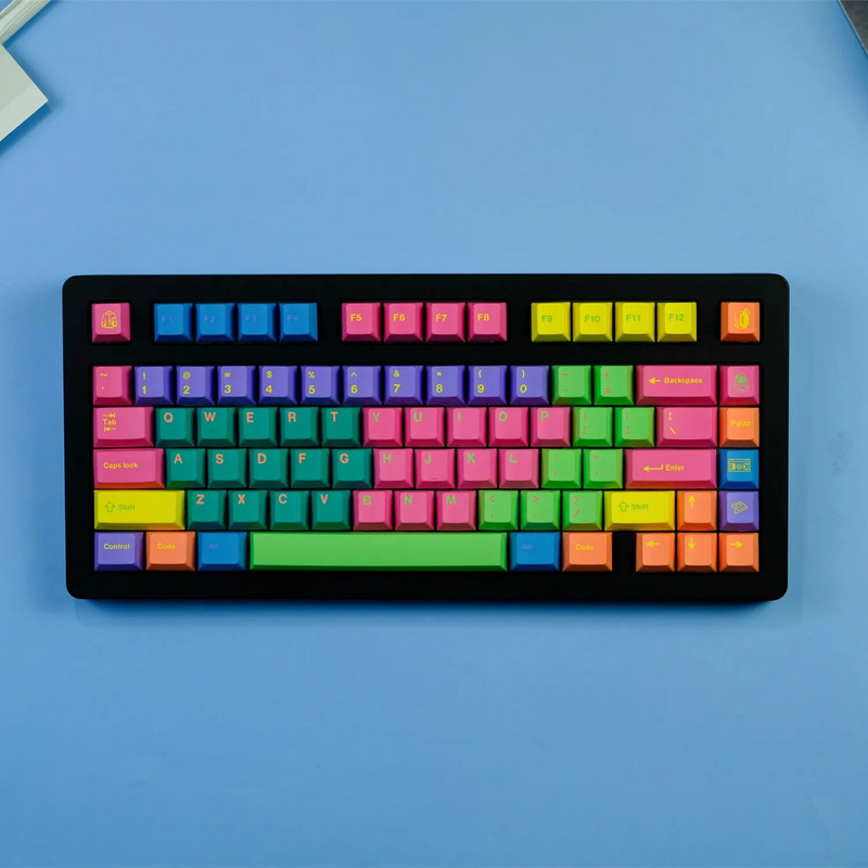 129 Keys GMK Trench Coat Keycaps PBT Keycap Dye Sublimation Cherry Profile For Cherry MX Switch Mechanical Keyboard