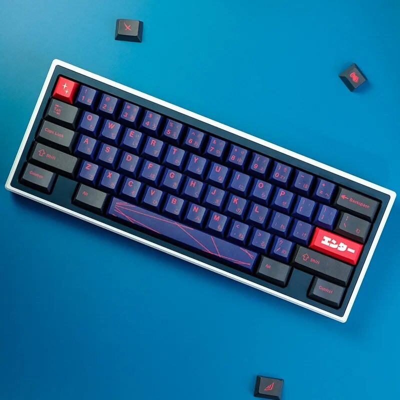 129 klahvi GMK Alter Keycaps Cherry profiil PBT klahvikorgid Värvi sublimatsioon Jaapani mehaaniline klaviatuuri klahvistik MX Switchile