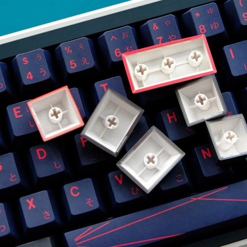 129 klahvi GMK Alter Keycaps Cherry profiil PBT klahvikorgid Värvi sublimatsioon Jaapani mehaaniline klaviatuuri klahvistik MX Switchile
