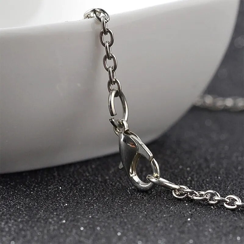 4 τμχ/Σετ Χειροποίητο Γυάλινο Κρεμαστό Κρεμαστό Έφηβος Λύκος Εφηβικός Λύκος Σύμβολο μπλε Τρισκελέ Triskelion Allison Argent Κολιέ Βραχιόλια Σκουλαρίκια