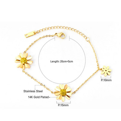 LUXUKISSKIDS Mood Kollane Daisy Luksuslikud ehtekomplektid Korea elegantsed šikkad roostevabast terasest kaelakeed kõrvarõngad naistele kingitused