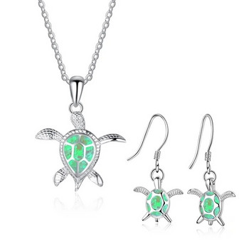 Μόδα κολιέ χελώνα Σκουλαρίκια με καρφιά από κράμα Ζωικά κοσμήματα για γυναίκες Δώρο γενεθλίων κοσμήματα γάμου