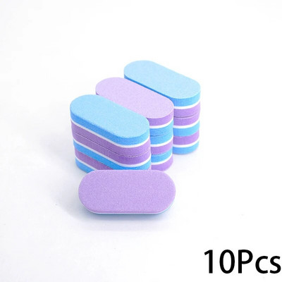 10/20/40 tk Kahevärviline mini küünekäsn Viil Puhverplokk Poleerimine Lihvimisviil Pediküür Maniküüritööriist Geel Tarvikud Aksessuaarid