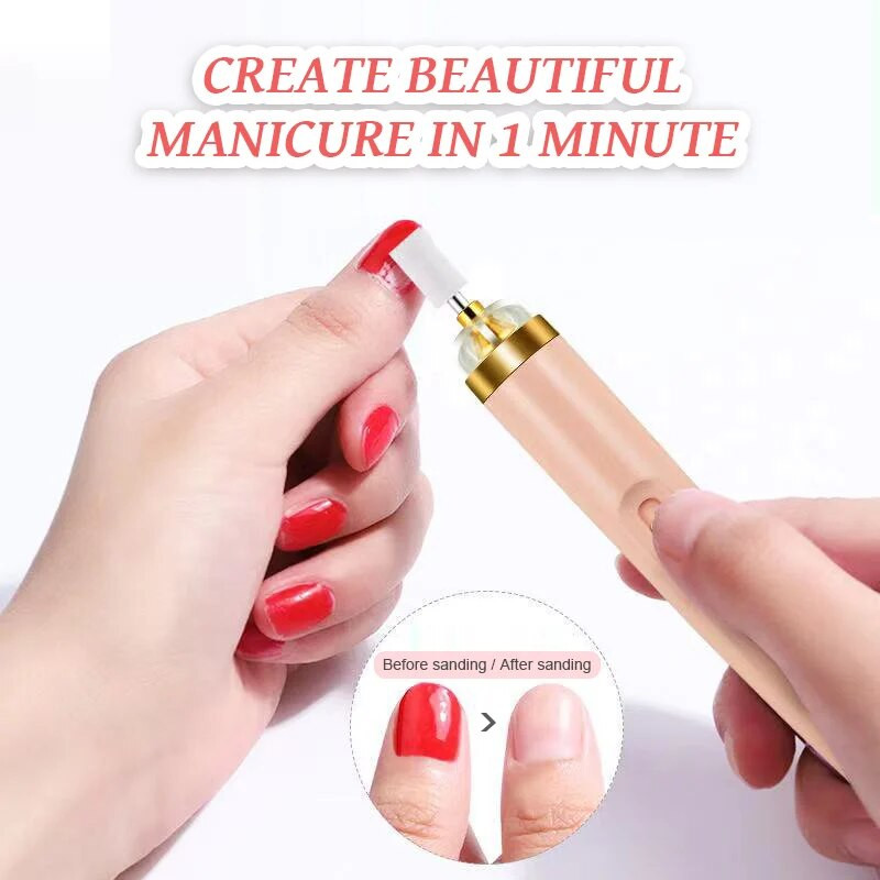 Ηλεκτρικό σετ νυχιών Σετ μανικιούρ 5 σε 1 Ηλεκτρικό μηχάνημα μανικιούρ Μύλος τρυπανιών νυχιών για κιτ περιποίησης μανικιούρ Πολωνικά αφαίρεσης