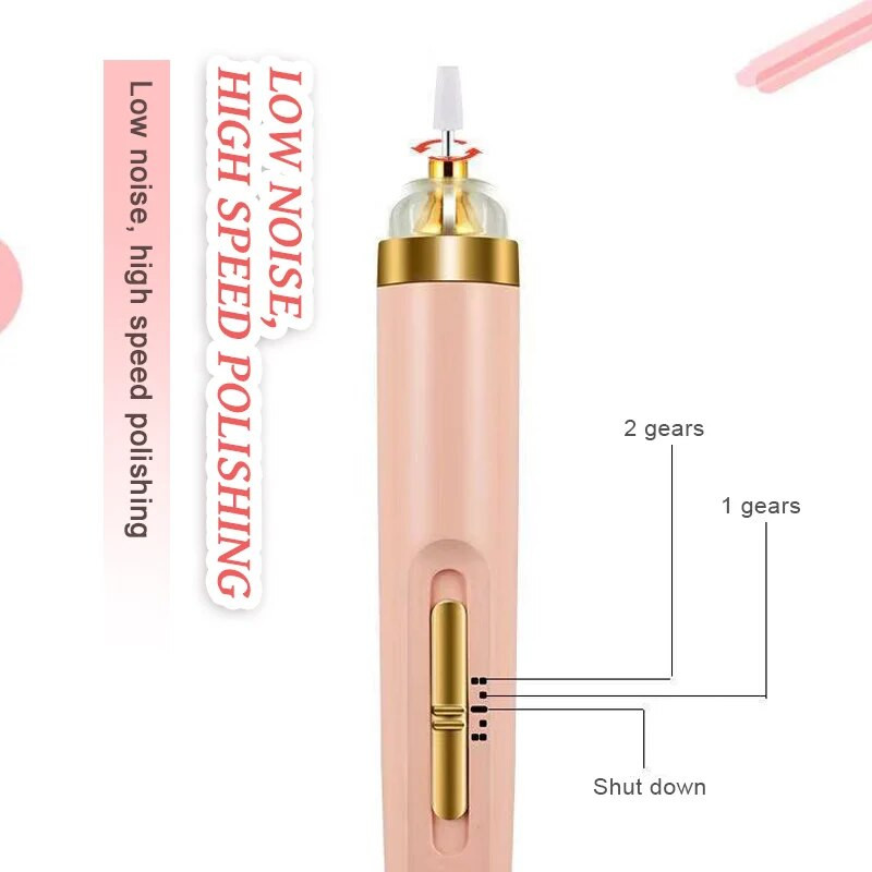 Ηλεκτρικό σετ νυχιών Σετ μανικιούρ 5 σε 1 Ηλεκτρικό μηχάνημα μανικιούρ Μύλος τρυπανιών νυχιών για κιτ περιποίησης μανικιούρ Πολωνικά αφαίρεσης